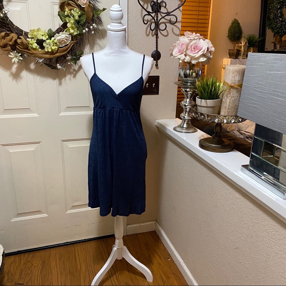 Michael Stars Adorable Blue Skater Dress OSFA